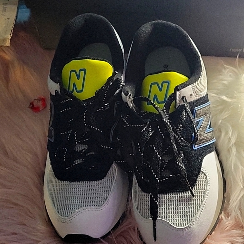 New Balance Black and White Sneakers